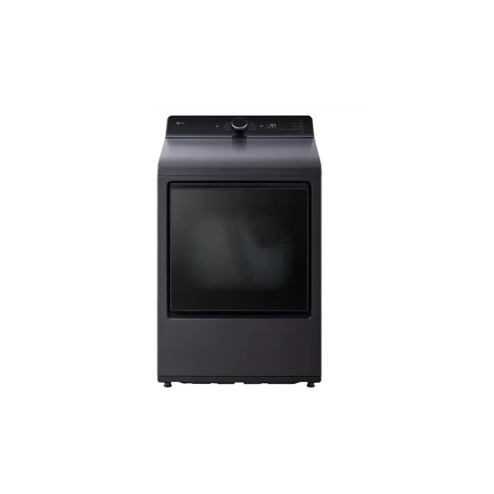 LG 7.3 cu. ft. Top Load Gas Dryer with EasyLoad Door & ThinQ – Matte Black