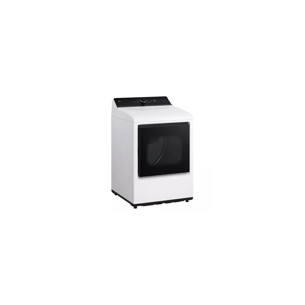 LG 7.3 Cu. Ft. Top Load Gas Dryer with EasyLoad Door and ThinQ (Alpine White)