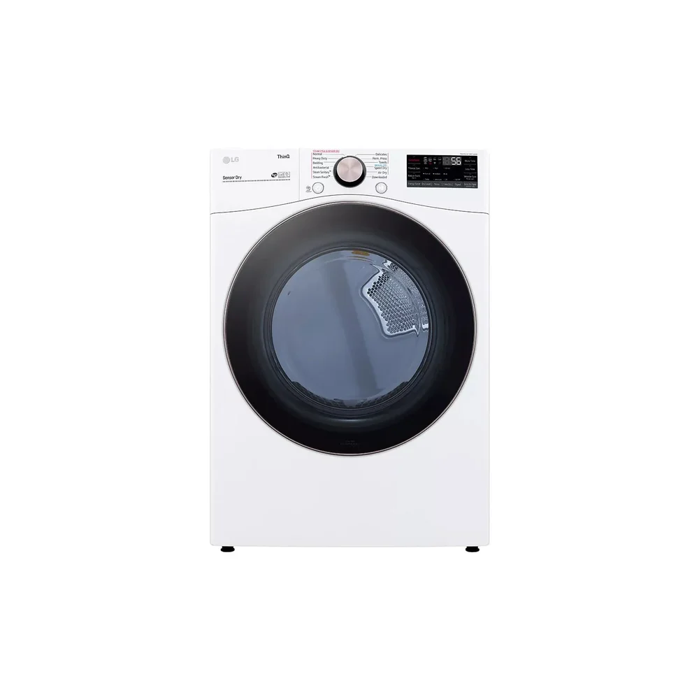 LG 7.4 Cu. Ft. Front Load Gas Dryer with TurboSteam™ and AI Sensor Dry - White