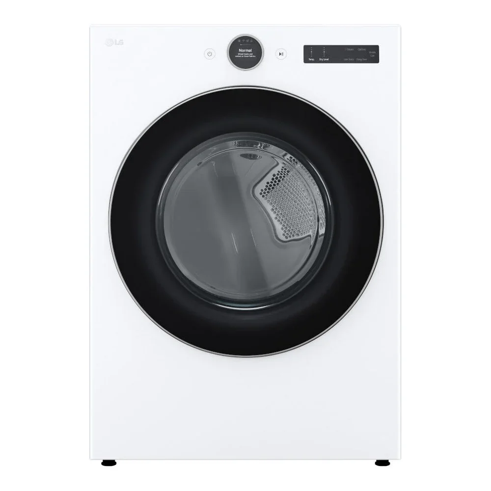 LG 27" Smart Front Load Gas Dryer with 7.4 Cu. Ft. Ultra Large Capacity, AI Sensor Dry and TurboSteam™ - White