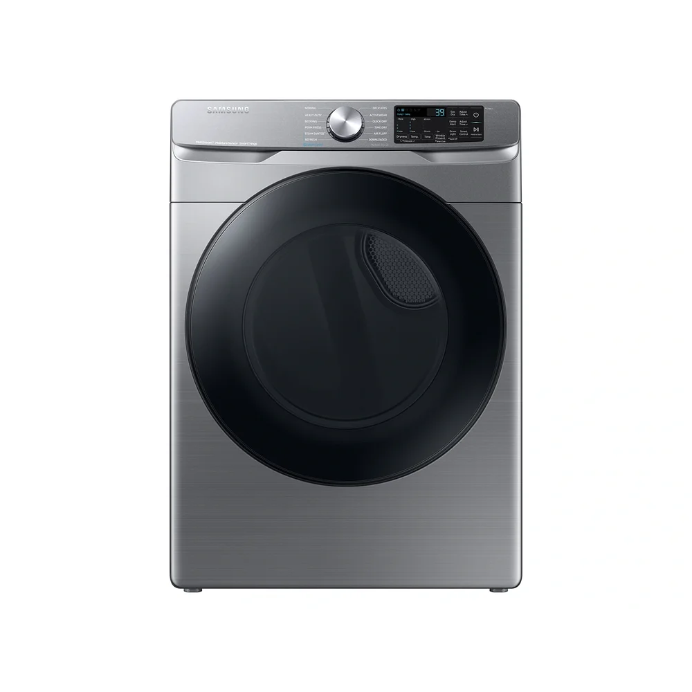 Samsung 7.5 cu. ft. Smart Gas Dryer with Steam Sanitize+ in Platinum