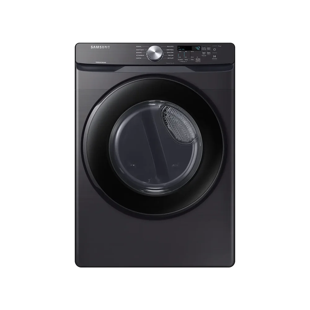 Samsung 7.5 cu. ft. Gas Dryer with Sensor Dry in Brushed Black