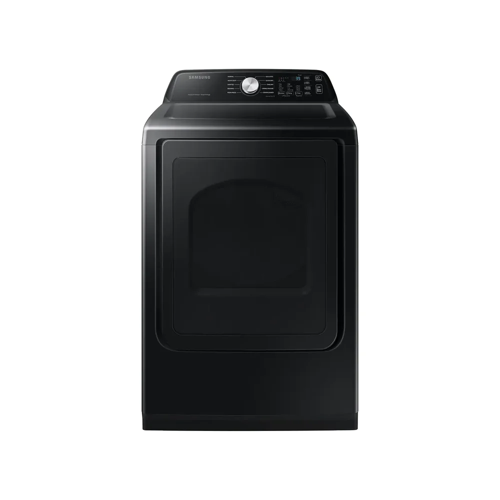 Samsung 27" 7.4 cu. ft. Smart Gas Dryer with Sensor Dry and Wi-Fi - Brushed Black