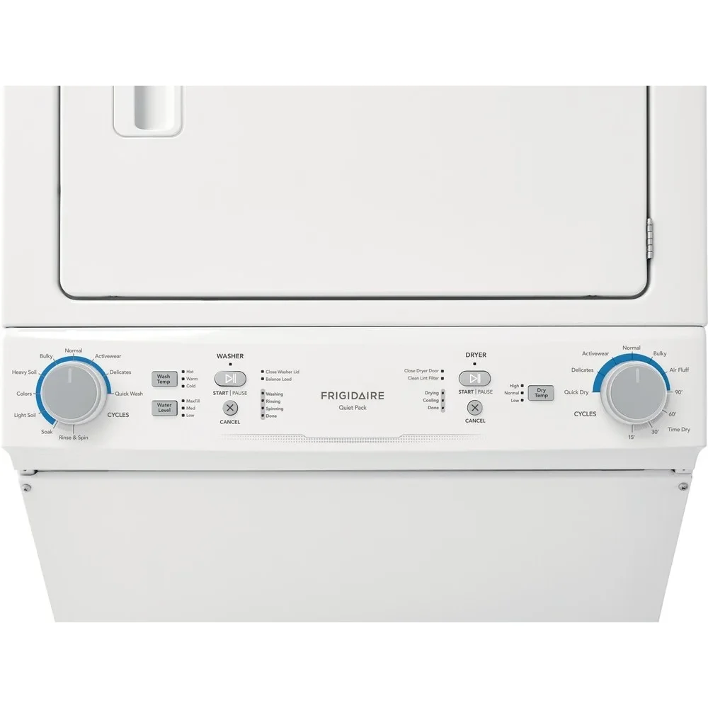 Frigidaire 27" Gas Laundry Center with 3.9 Cu. Ft. Top Load Washer and 5.5 Cu. Ft. Gas Dryer - White