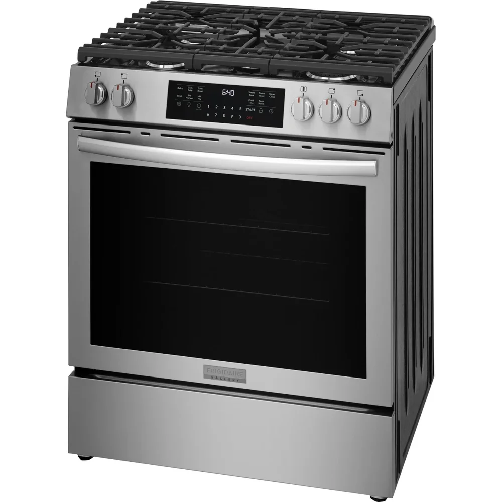 Frigidaire 30" Freestanding Gas Range with 5.1 Cu. Ft. Oven, Total Convection and Air Fry - Stainless Steel