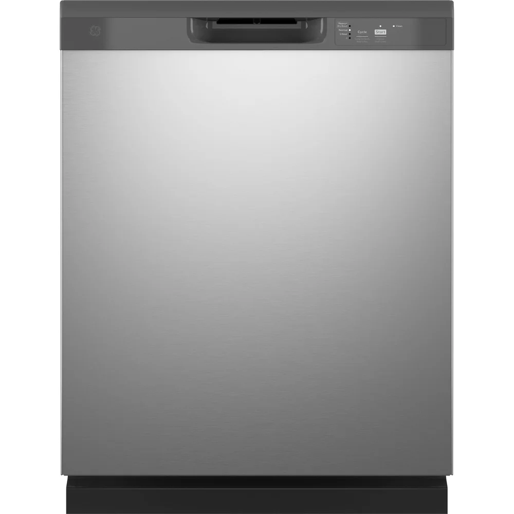 GE 24" Built-In Dishwasher with 12 Place Settings, 4 Wash Cycles and Heated Dry - Stainless Steel