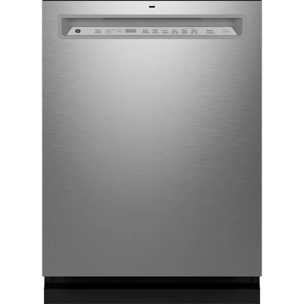 GE 24" Built-In Dishwasher with 16 Place Settings, Hidden Controls and 47 dBA Operation - Fingerprint Resistant Stainless