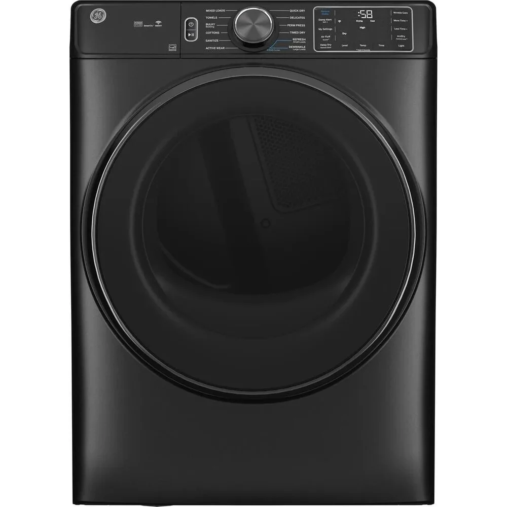 GE 7.8 cu. ft. Smart Gas Dryer with 12 Dry Cycles and Quick Dry in Carbon Graphite