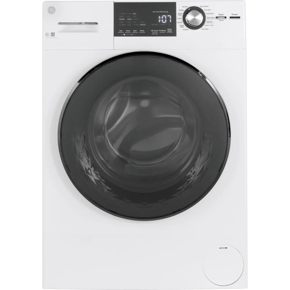 GE 2.4 Cu. Ft. 24" Front Load Washer with Steam and Quick Wash