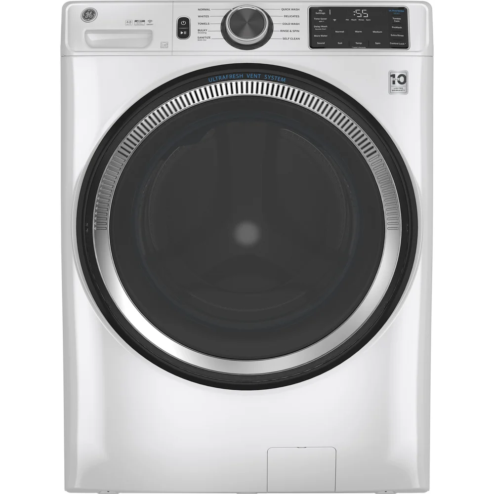 GE 4.8 cu. ft. Smart Front Load Washer with UltraFresh Vent System and Microban® Technology