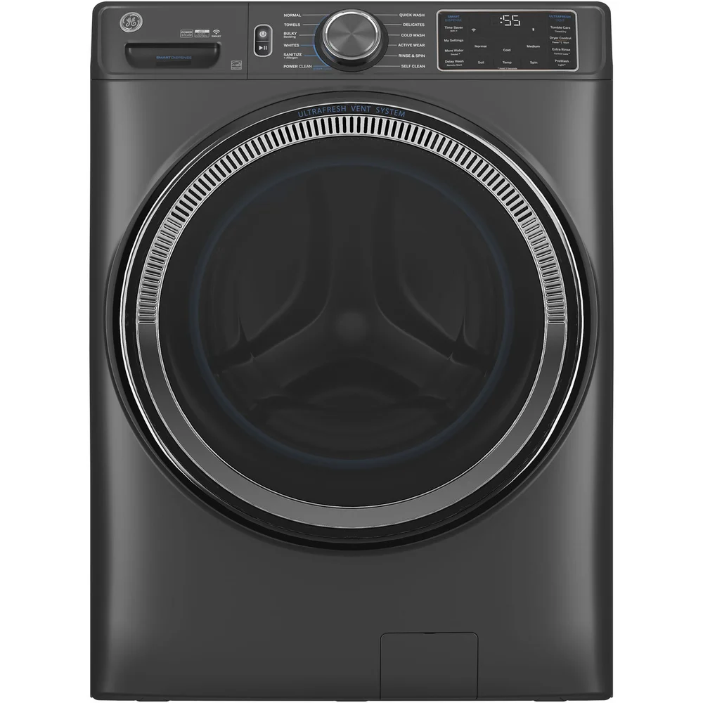 GE 5 cu. ft. Smart Front Load Washer with Wi-Fi, Steam Cycle, and Ultra Fresh Vent System