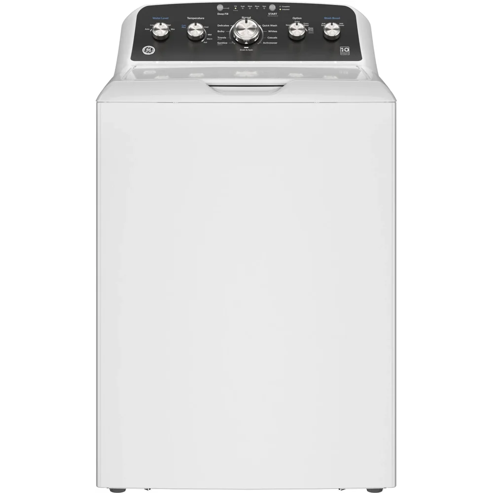 GE 4.5 cu. ft. Top Load Washer with True Agitator and Wash Boost Features