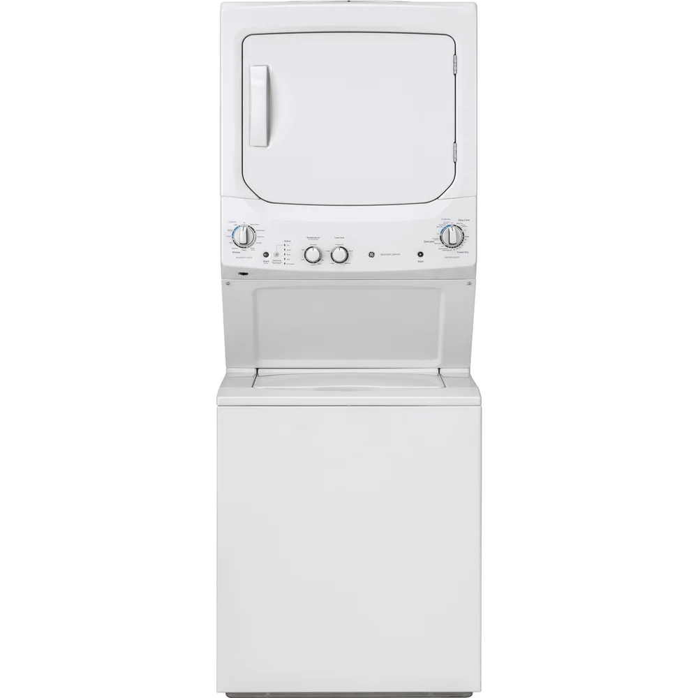 GE 27" Gas Laundry Center with Auto-load Sensing and 11 Wash Cycles