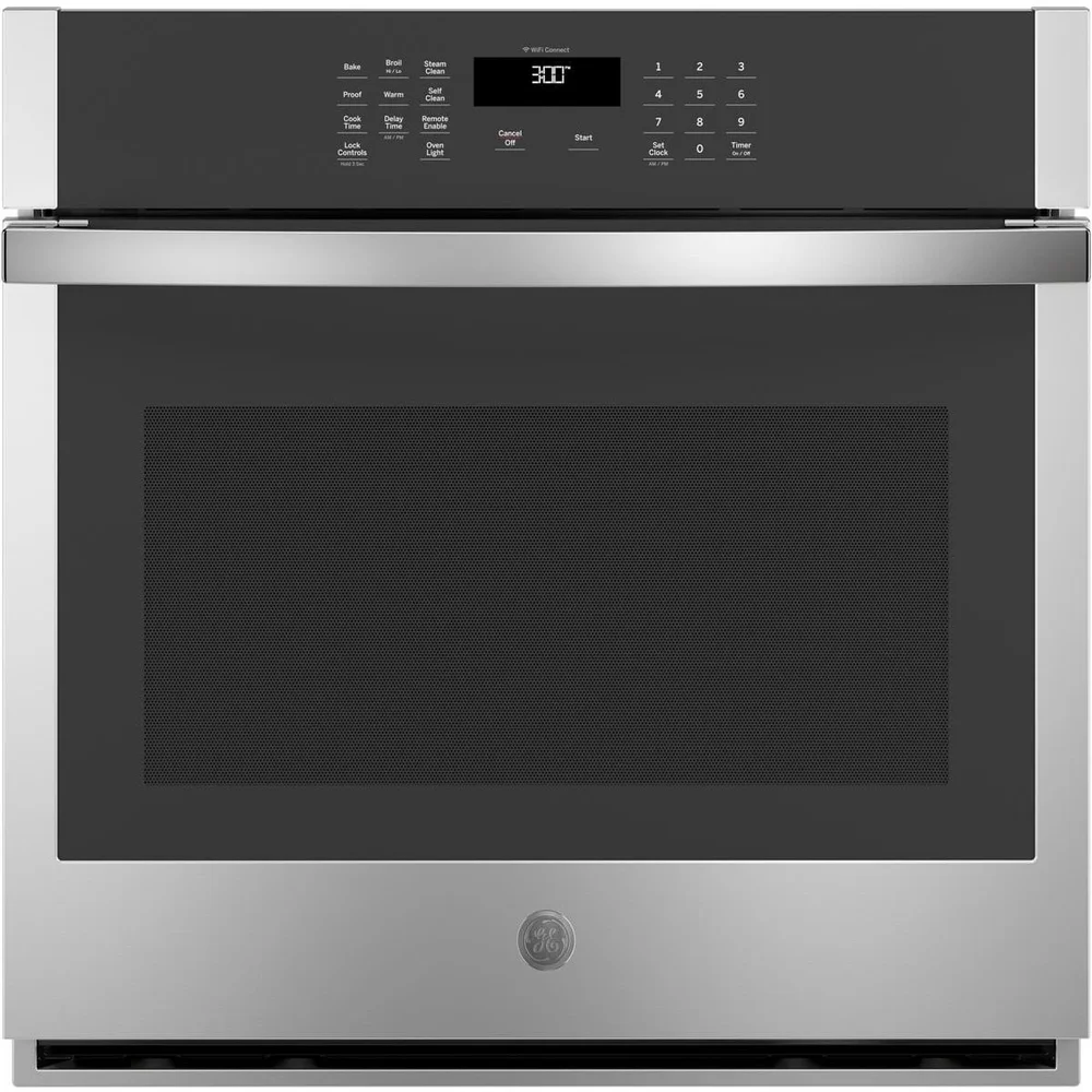 GE 30" Electric Single Wall Oven with WiFi, Scan-to-Cook, and Steam Self-Clean