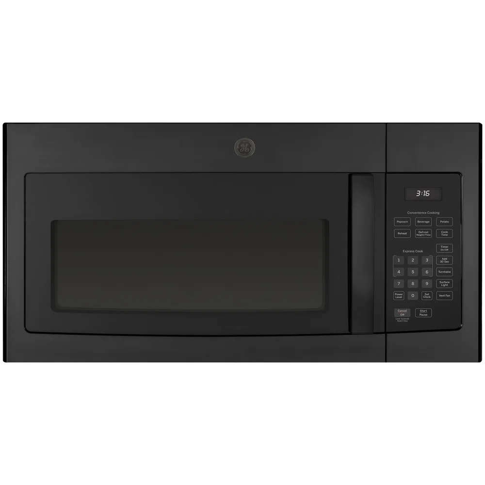 GE 1.6 cu. ft. 30" Over-the-Range Microwave with 1,000 Watts - Black