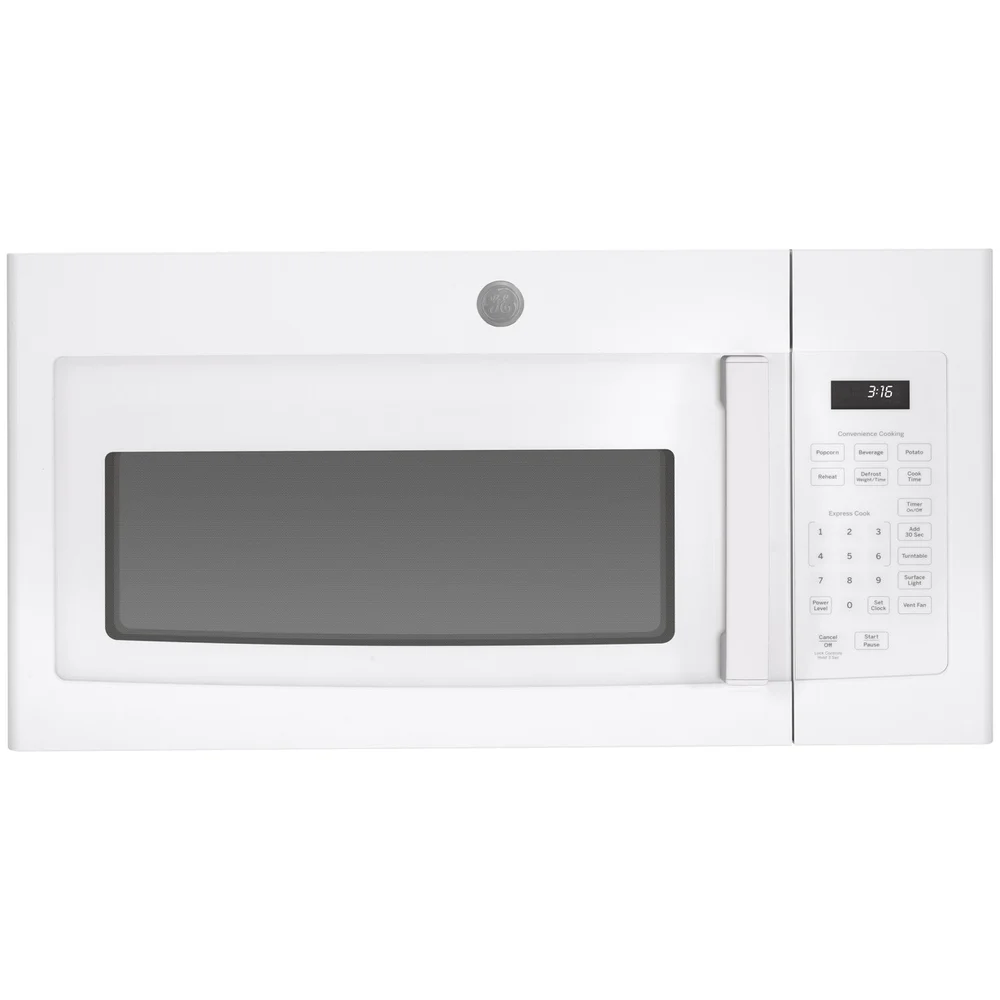 GE 1.6 cu. ft. Over-the-Range Microwave Oven with 300 CFM Exhaust Fan and Cooking Controls