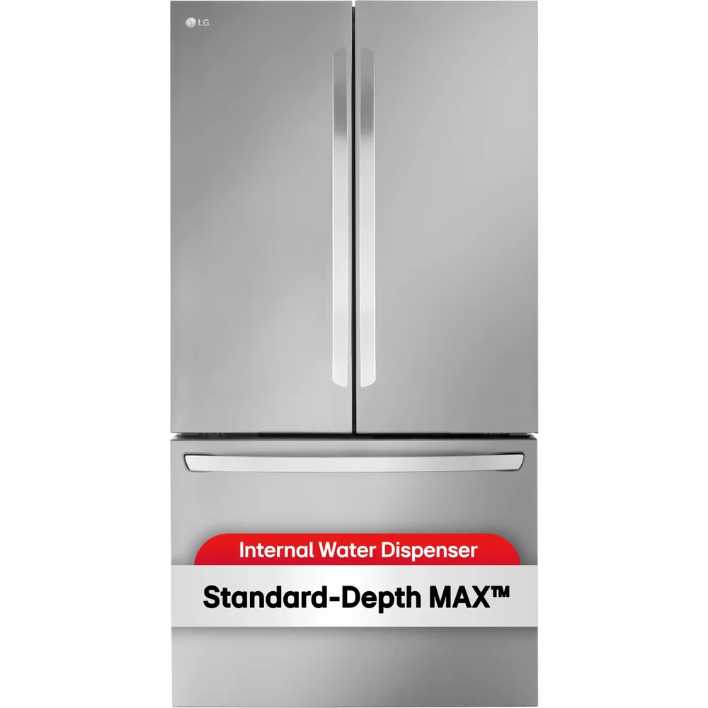 LG 32 cu. ft. Smart Depth MAX French Door Refrigerator with Wi-Fi and Glide N' Serve Drawer