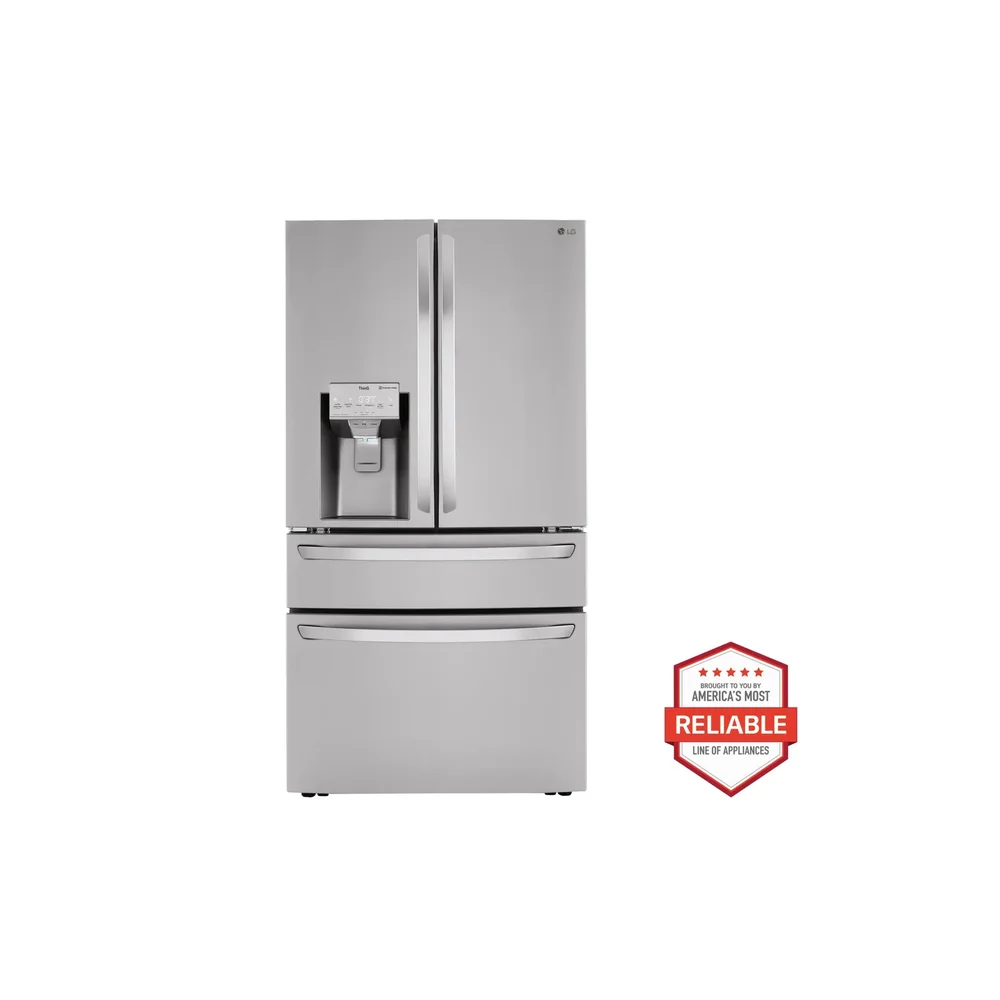 LG 30 cu. ft. 4-Door French Door Smart Refrigerator with Dual Ice Maker and Wi-Fi