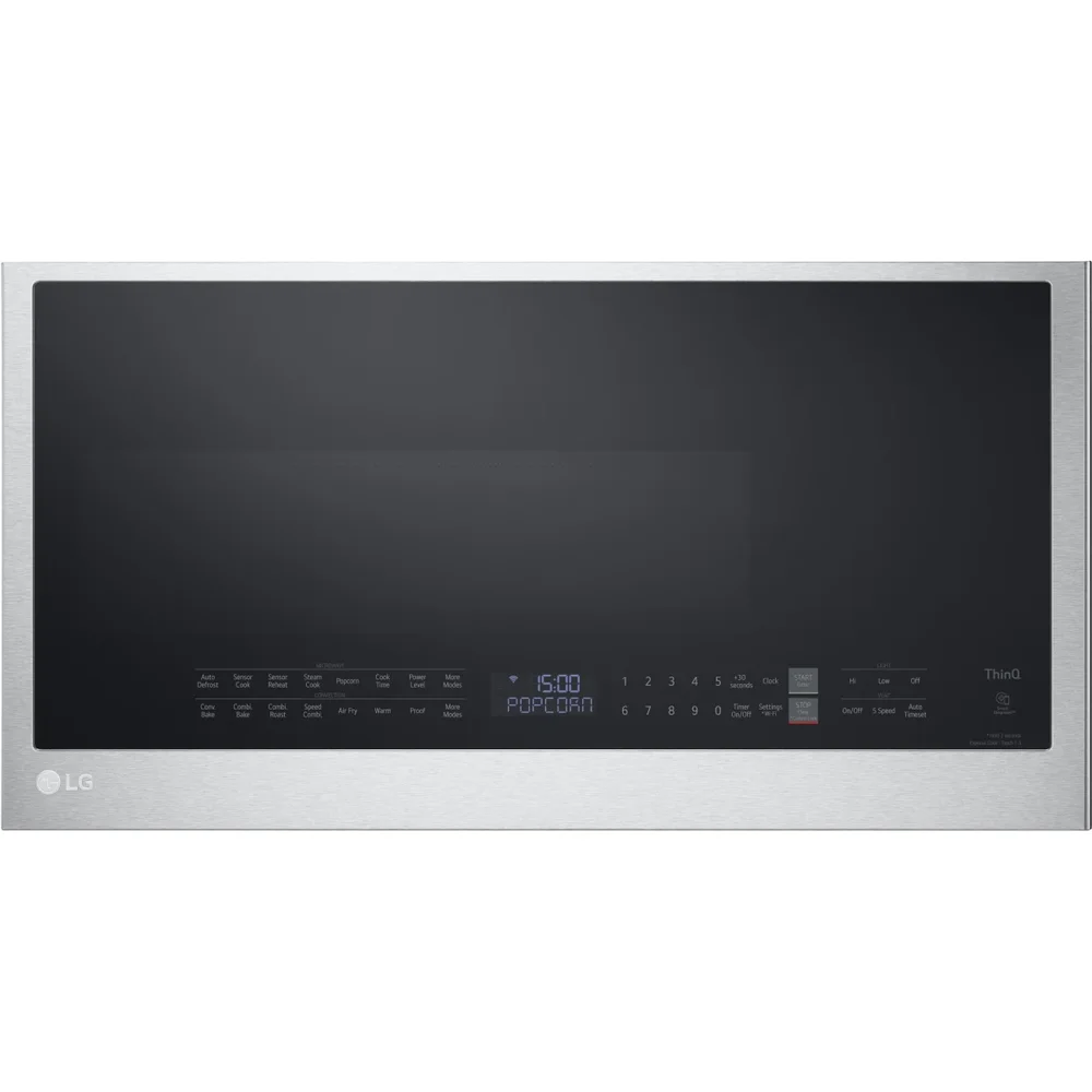LG 1.7 cu. ft. Smart Over-the-Range Microwave Oven with Air Fry and Convection Cooking
