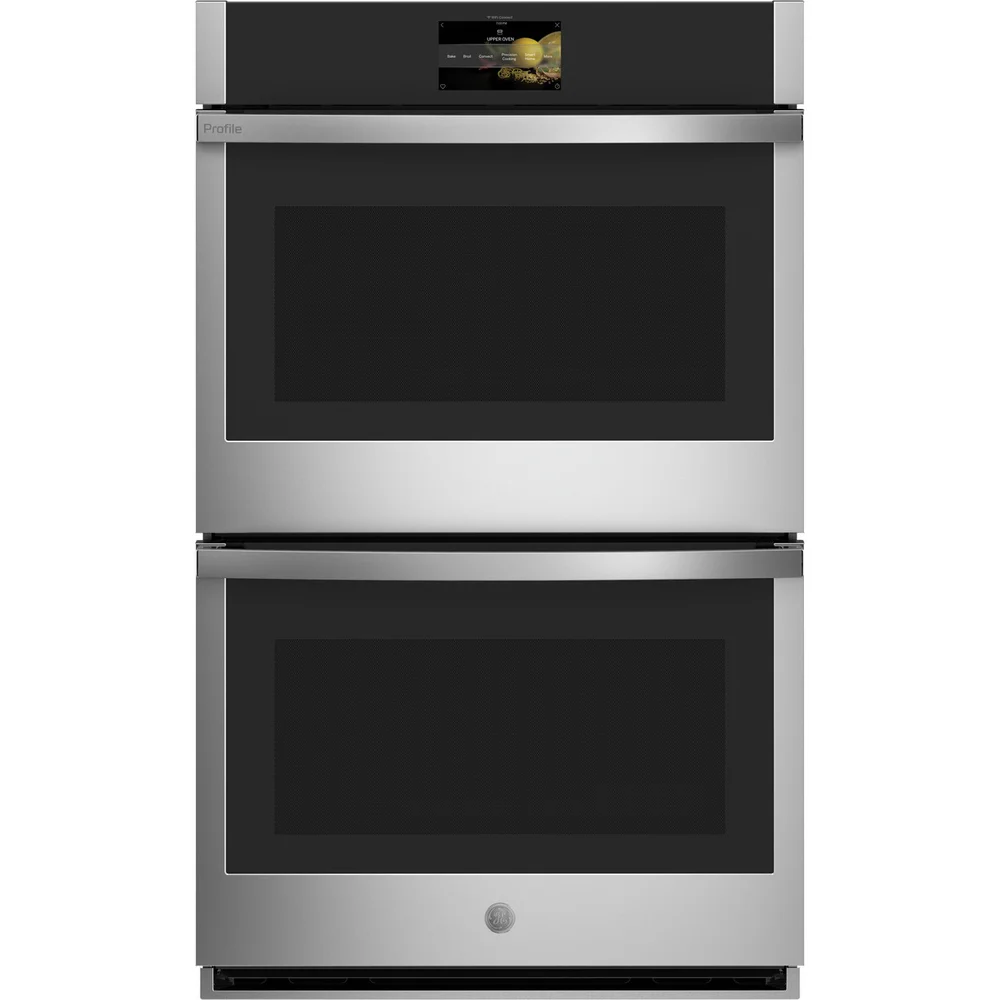 GE Profile 30" Smart Convection Double Wall Oven with WiFi and Hot Air Frying