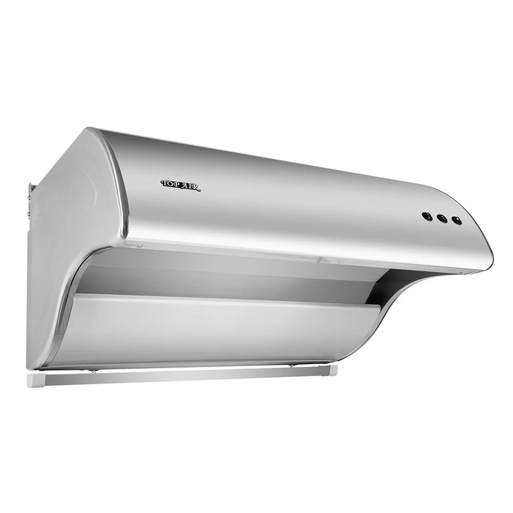 TopAir 36" 860 CFM Direct Suction Range Hood with Barrier Free Ventilation - Stainless Steel