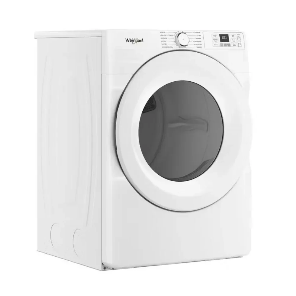 Whirlpool 29" Smart Electric Dryer with 7.4 Cu. Ft. Capacity and Wrinkle Shield - White