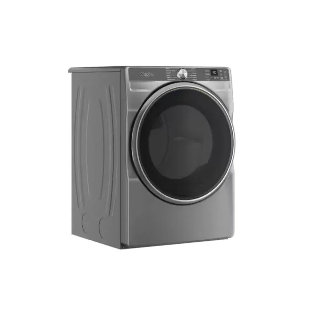 Whirlpool 7.4 Cu. Ft. Smart Front Load Electric Dryer with Steam - Radiant Silver