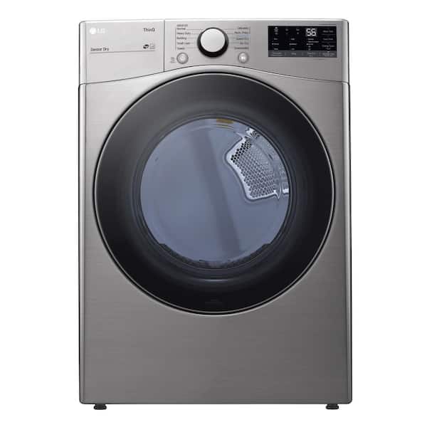 LG 7.4 cu. ft. Smart wi-fi Enabled Front Load Electric Dryer with Built-In Intelligence(Graphite Steel)