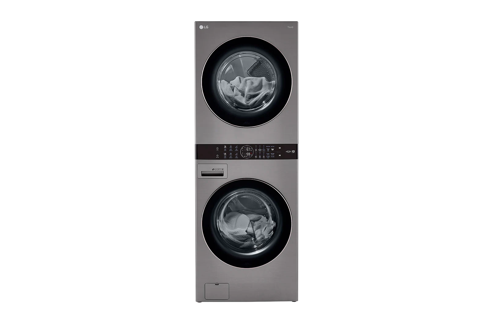 4.5 cu. ft. Washer and 7.4 cu. ft. Electric Dryer LG WashTower™(Graphite Steel)