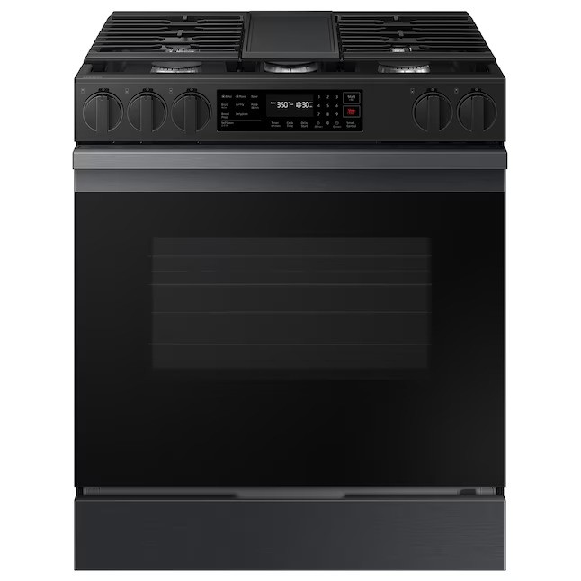 Samsung 6-cu ft Self-cleaning Air Fry Slide Gas Range