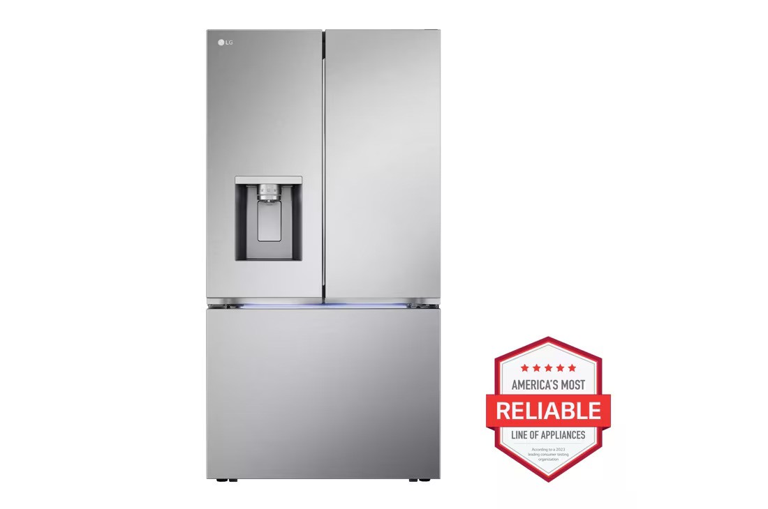 LG 26 cu. ft. Smart Counter-Depth MAX™ French Door Refrigerator with Four Types of Ice