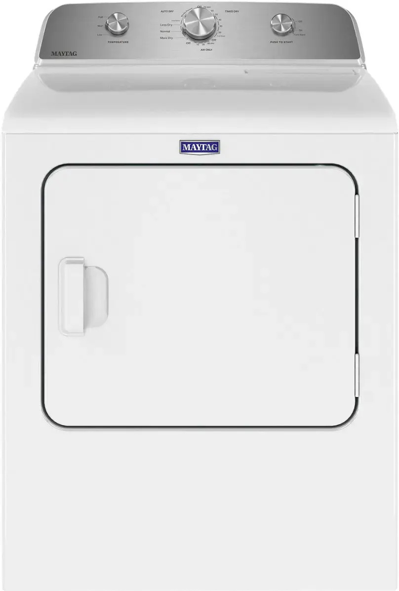 MED4500MW Maytag – 7.0 Cu. Ft. Electric Dryer with Wrinkle Prevent – White