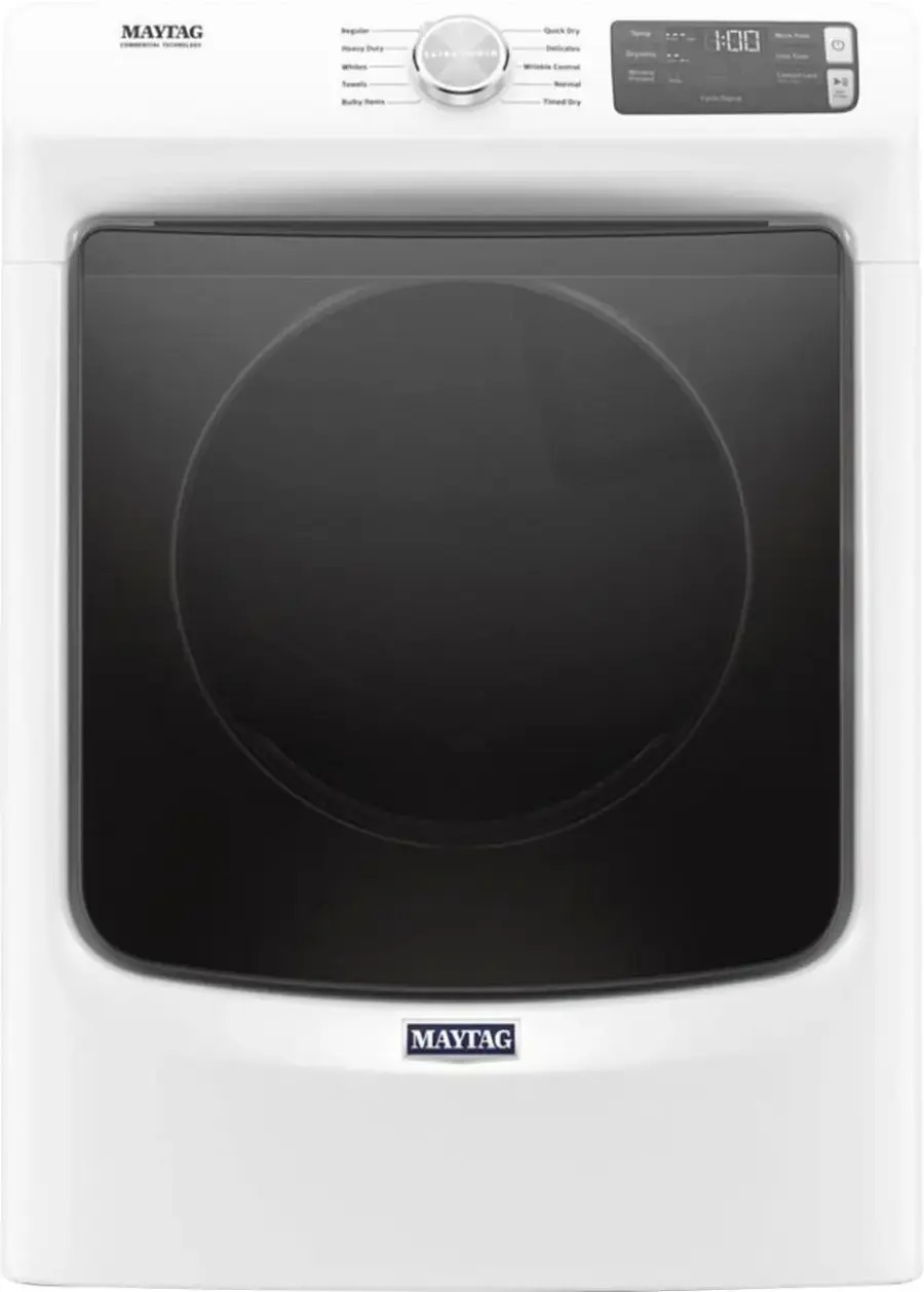 MED5630HW Maytag – 7.3 Cu. Ft. Stackable Electric Dryer with Extra Power Button – White