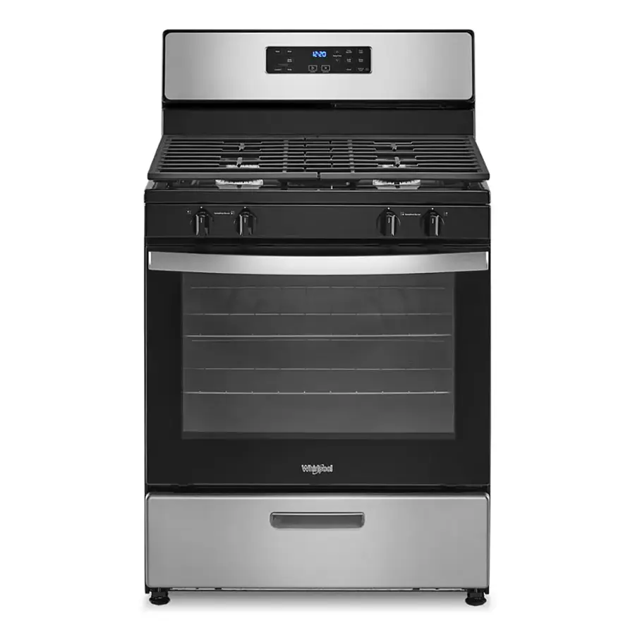 WFG320M0MS Whirlpool 5.1 Cu. Ft. Freestanding Gas Range with Broiler Drawer
