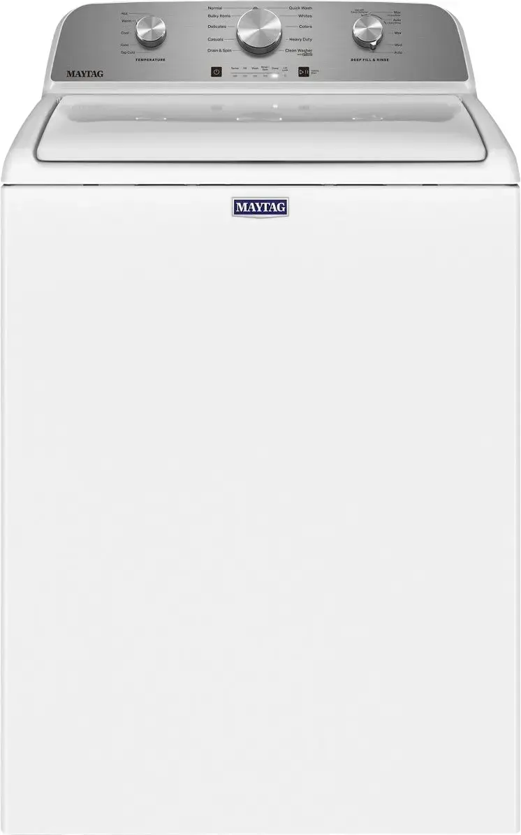 MVW4505MW Maytag – 4.5 Cu. Ft. High Efficiency Top Load Washer with Deep Fill – White