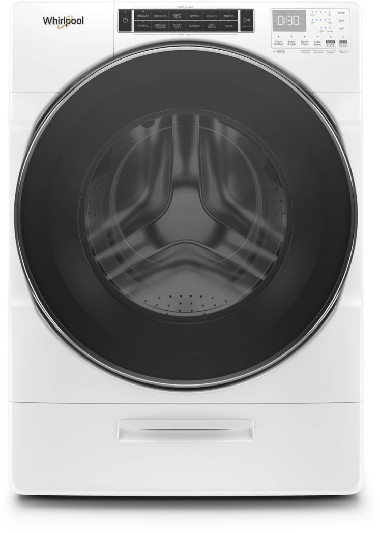 WFW8620HW Whirlpool 5.0 cu. ft. Front Load Washer with Load & Go™ XL Dispenser